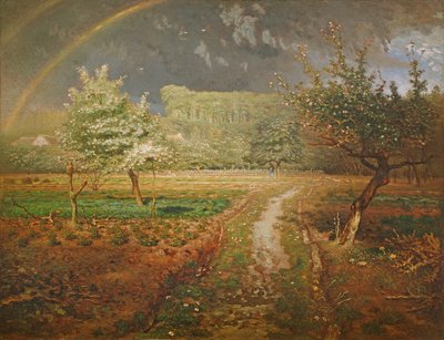 Spring at Barbizon, 1868-73 by Jean Francois Millet